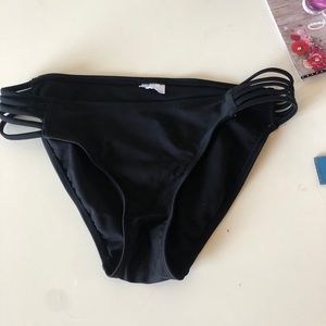 black bikini bottoms